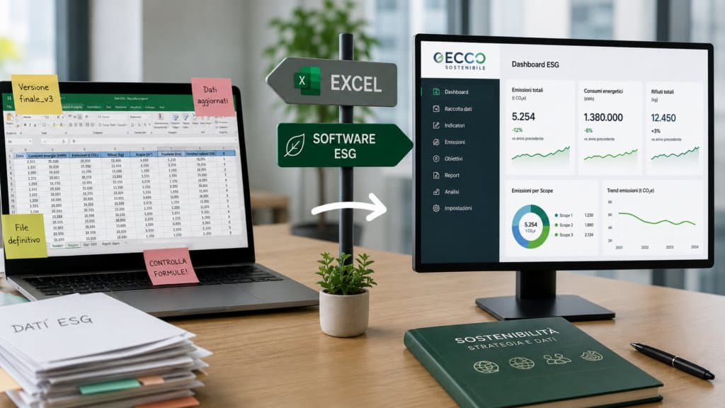 Dati ESG Excel-software ESG